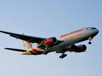 5Y-KYZ @ EGLL - Kenya Airways Boeing 777-2U8ER - by Chris Hall