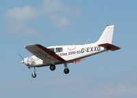 G-EXXO @ EGLK - RESIDENT CHEROKEE IN FINALS FOR RWY 25 - by BIKE PILOT