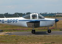 G-BPPF @ EGLK - VISITING TOMAHAWK TAXYING ONTO RWY 25 - by BIKE PILOT