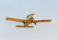 G-MELD @ EGLK - FINALS FOR RWY 25 1991-03. BLACKBUSHE SCHOOL OF FLYING A/C (CABAIR) - by BIKE PILOT