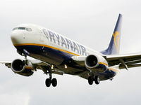 EI-EBD @ EGGP - Ryanair Boeing 737-8AS/WL - by Chris Hall