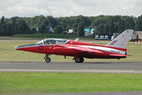 G-RORI @ EGSX - Folland Gnat at North Weald wears Serial XR538