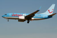OO-JAR @ EBBR - arrival of flight JAF2198 to rwy 25L - by Daniel Vanderauwera