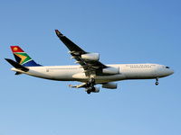 ZS-SLF @ EGLL - South African Airways - by Chris Hall