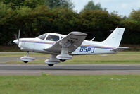 G-BGPJ @ EGSX - Piper PA-28-161 departs North Weald