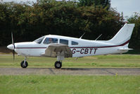 G-CBTT @ EGSX - Piper PA-28-181 departs North Weald