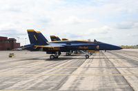 161963 @ YIP - Blue Angels F-18A - by Florida Metal