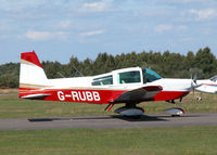 G-RUBB @ EGLK - BRAVO BRAVO TAXYING PAST THE CAFE TOWARDS RWY 25 - by BIKE PILOT