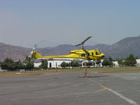 N17HX @ POC - Lifting off to go back to Azusa Fire - by Helicopterfriend