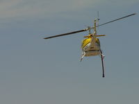 N17HX @ POC - Northbound to assist with fighting the Azusa Fire - by Helicopterfriend