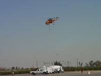 N178AC @ POC - Hovering over LA County Fairplex waiting to land - by Helicopterfriend