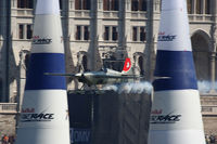 N19ZE - Red Bull Air Race Budapest 2009 - Yoshihide Muroya cutting the AirGate! - by Juergen Postl