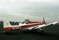 N731FU @ EGTC - Cessna Agtruck on display at the 1977 Cranfield Business & Light Aircraft Show. - by Peter Nicholson