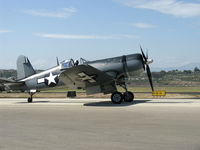 N83782 @ CMA - 1942 Chance Vought/Maloney F4U-1A CORSAIR, P&W R-2800 Double Wasp 2,450 Hp, taxi - by Doug Robertson