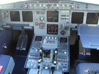 PH-AAX @ EHAM - Cockpit from the Amsterdam Airlines PH-AAX - by Caecilia van der Bos
