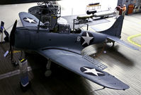 2106 @ NPA - This SBD-2 Dauntless (Bureau Number 2106) was on Ford Island, Hawaii during the Imperial Japanese Navy's attack on Pearl Harbor.  At the battle of Midway crewed by Marines 1st LT Daniel Iverson, Jr., pilot, and PFC Wallace J. Reid, radioman-gunner, this p - by James D. Collins
