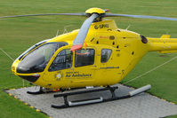 G-SPHU @ EGCB - Eurocopter now wears North West Ambulance titlesat Barton
