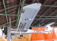 D-EBEC @ EDKB - Diamond DA-20-A1 Katana in hangar during the Bonn-Hangelar centennial jubilee airshow - by Ingo Warnecke