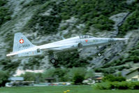 J-3062 @ LSMJ - Landing in the narrow Rhone Valley was one of the challenges when flying in and out Turtmann. - by Joop de Groot
