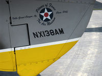 N138AM @ CMA - 1943 Lockheed P-38J LIGHTNING '23 Skidoo', two Allison V1710-89/91 1,425 Hp each. Tail data - by Doug Robertson