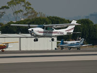 N756AL @ KSMO - N756AL arriving on RWY 21 - by Torsten Hoff