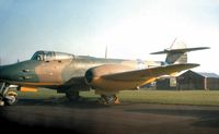 DG202 @ GAYDON - Meteor prototype on display at the 1969 Battle of Britain Airshow at RAF Gaydon. - by Peter Nicholson