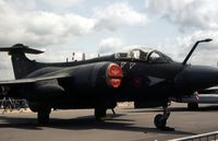 XN981 @ GREENHAM - Buccaneer S.2B of 208 Squadron on display at the 1981 Intnl Air Tattoo at RAF Greenham Common. - by Peter Nicholson