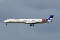 OY-KFF @ EGBB - SAS CLRJ-900 arriving at Birmingham UK - by Terry Fletcher