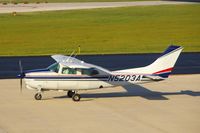 N5203A @ CID - Taxiing for departure from Landmark FBO - by Glenn E. Chatfield