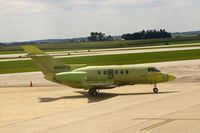 N900FU @ CID - Taxiing back to Rockwell-Collins after landing