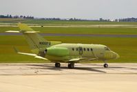N900FU @ CID - Taxiing back to Rockwell-Collins after landing