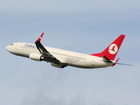 TC-JGN @ EGCC - Turkish Airlines,  Boeing 737-8F2 - by Chris Hall