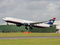 N270AY @ EGCC - US Airways - by Chris Hall