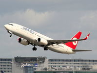 TC-JGN @ EGCC - Turkish Airlines,  Boeing 737-8F2 - by Chris Hall