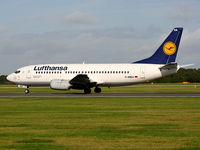 D-ABEA @ EGCC - Lufthansa - by Chris Hall