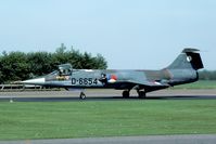 D-6654 @ EHLW - In the aftermath of the Starfighter era the F-104 was used for target tow duties. Hence the removed canon from this once proud interceptor. - by Joop de Groot