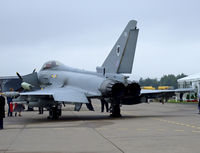 ZJ931 @ EGQL - Typhoon F.2, DA,From 11Sqn,loaded with 2 AIM-132 ASRAAM's - by Mike stanners