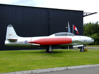 21417 @ EGYK - CT-133A Silver star on display at the Yorkshire air museum - by Mike stanners