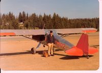 N71802 @ SOV - Jack Hopkins with Luscombe N71802 at Seldovia, Alaska - by William M. Hopkins