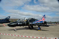 XX245 @ EGSU - 1. XX245 - BAE Systems Hawk T1 at The Duxford Air Show Sep 09 - by Eric.Fishwick