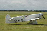G-AEXF @ EGSU - 2. G-AEXF at The Duxford Air Show Sep 09 - by Eric.Fishwick