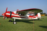 N1571D @ IA27 - Cessna 195A - by Mark Pasqualino