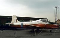 XW325 @ WTN - Jet Provost T.5A of the Royal Air Force College in the static park of the 1979 Waddington Airshow. - by Peter Nicholson