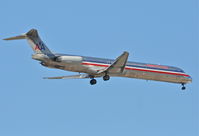 N455AA @ KORD - American Airlines MD-82, N455AA on final RWY 10 KORD - by Mark Kalfas