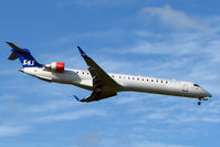 OY-KFD @ EGBB - SAS CLRJ-900 arriving at Birmingham UK - by Terry Fletcher