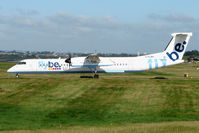 G-FLBA @ EGBB - Flybe Dash 8  at Birmingham UK - by Terry Fletcher