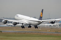 D-AIHD @ EDDF - Lufthansa A340-600 - by Andy Graf-VAP