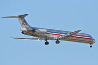 N560AA @ KORD - American Airlines MD-82, N560AA on final RWY 10 KORD - by Mark Kalfas