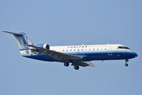 N75991 @ KORD - Mesa Airlines/United Express CL-600-2B19, N75991 RWY 10 approach KORD - by Mark Kalfas
