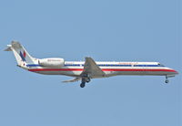 N649PP @ KORD - American Eagle Embraer EMB-145LR, N649PP RWY 10 approach KORD - by Mark Kalfas